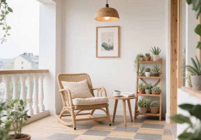 從雜亂到井井有條！陽臺裝修收納的 4個技巧